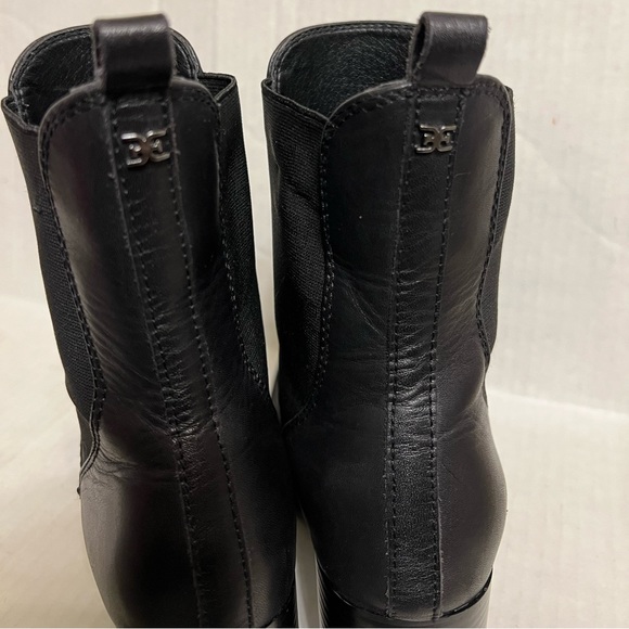 Sam Edelman Rollins Boots / Black Chelsea Boots - Picture 7 of 16